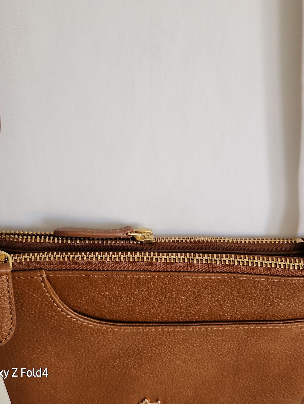 RADLEY LONDON Tan Leather Crossbody Bag with Gold Hardware - Picture 5 of 11